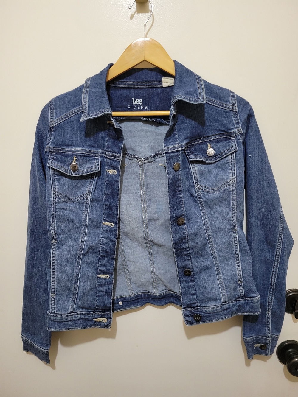 Riders by Lee Women's Blue Denim Jean Jacket